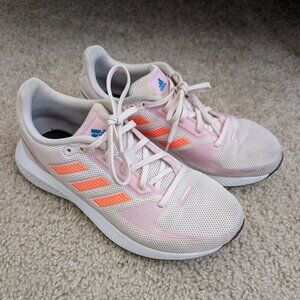 Pink Adidas Run Falcon Shoes W 6.5